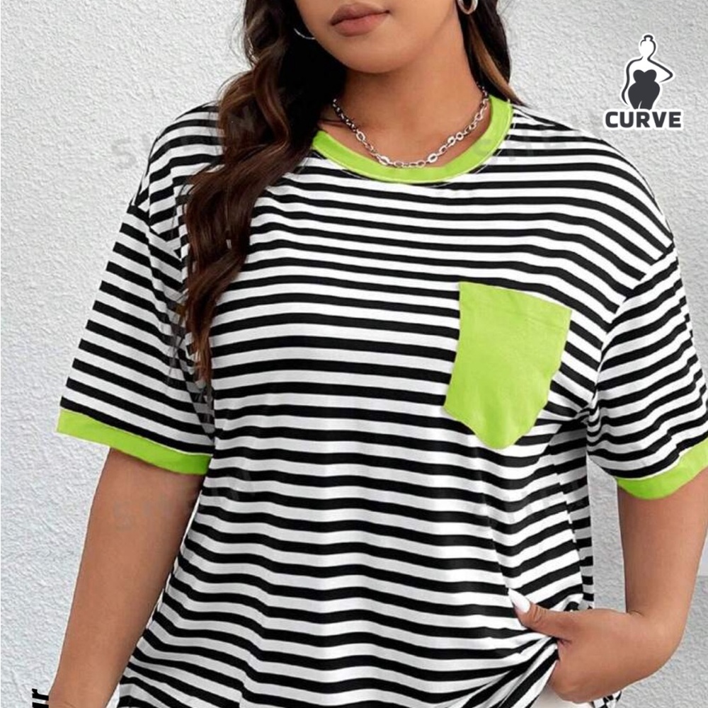 Vintage style striped shirt
